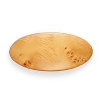 Image 1 of Figured Huon Pine Oval Hair Clip