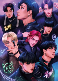 Image 2 of StrayKids OT8 Prints