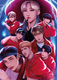 Image 1 of StrayKids OT8 Prints