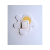 Image 1 of JAJCE NA OKO dekor/zaščita za stikalo //  SUNNY SIDE UP decor/protector for light switch