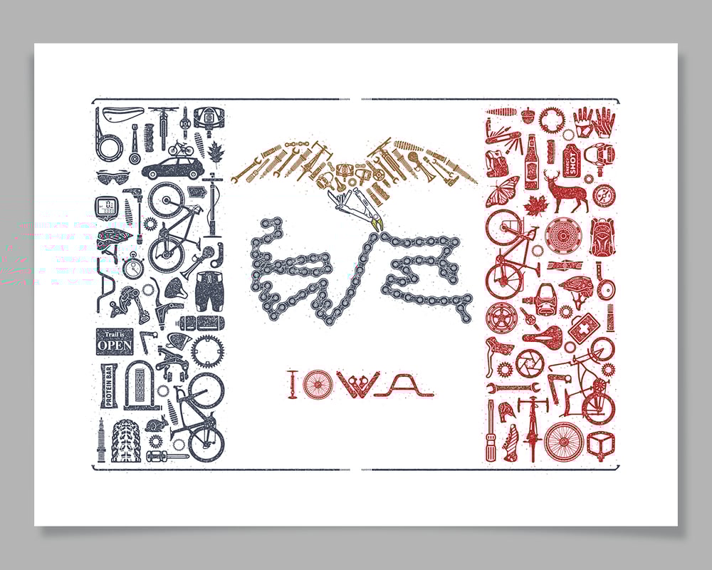 Image of Our Liberties We Prize and Our Bikes We Will Maintain · Silkscreen Print