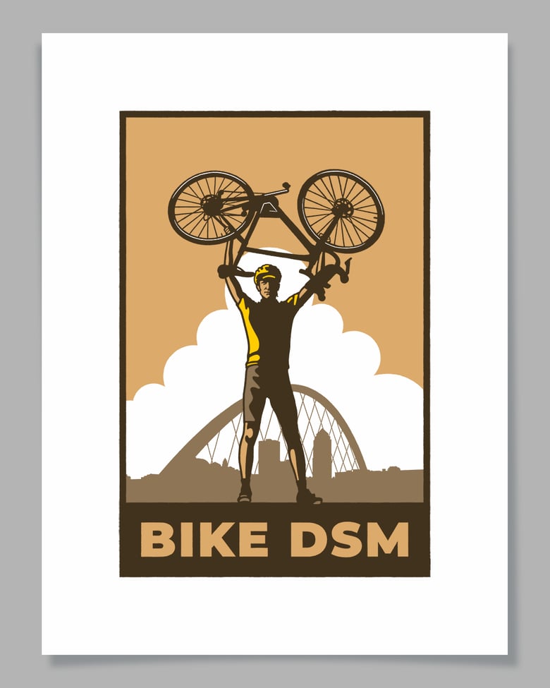 Image of Bike DSM · Silkscreen Print