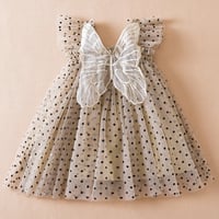 Image 1 of Polka Dot Butterfuly Tutu Dresses.