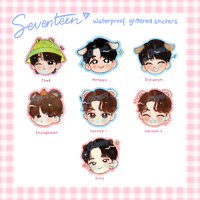 Image 2 of [Pre-order] Seventeen Glitter stickers