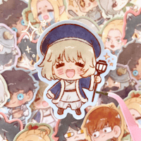 Image 2 of Dungeon meshi acrylic charm and sticker set