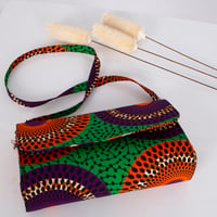 Image 1 of NAA-LARLEY AFRICANPRINT HANDBAG 