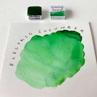 Electric Cucumber watercolour