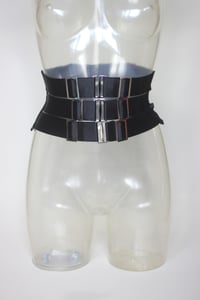 Image 2 of  MADE TO ORDER - Small Elastic Waist Cincher in satin (Size XS - XL)