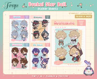 Honkai Star Rail sticker sheet