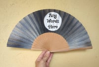 Image 5 of Custom Word Hand Fan