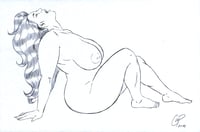 CURVY GIRL Original Sketch