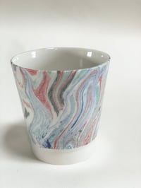 Image 3 of Marble cup Blue/orange