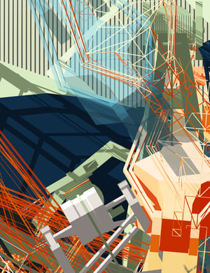Image of Glasgow Art |  Cranes 