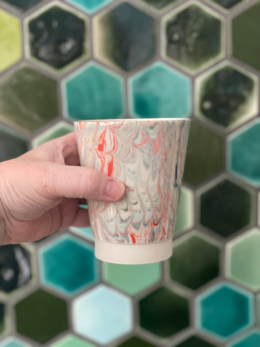 Image of Marbled cup orange