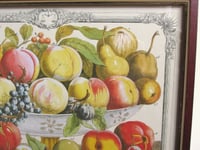 Image 4 of 12 Months of Fruit September 1732 Furber & Casteels, Vintage Art Print, Framed 15 3/10 x 12 8/10 ins