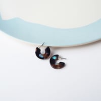Image 1 of *NEW* Coral Super Mini Hoop Earrings