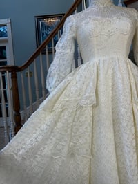 Image 5 of 1960s Lace Wedding Dress