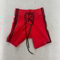 Image 1 of hot lava lace up bike shorts