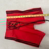 Image 5 of hot lava lace up bike shorts