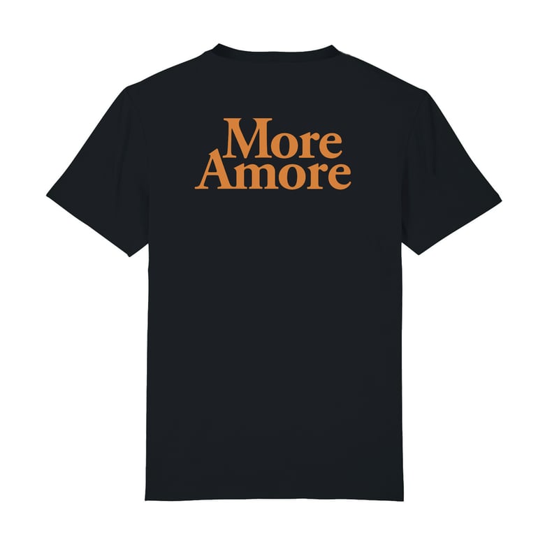 Image of S/S MORE AMORE - BLACK/ORANGE-LIMITED TO 50 PIECES.