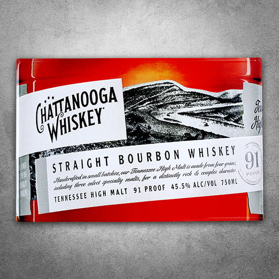 Image of Chattanooga Whiskey Tin Sign