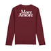 Image of L/S MORE AMORE-BURGUND-LIMITED TO 50 PIECES.