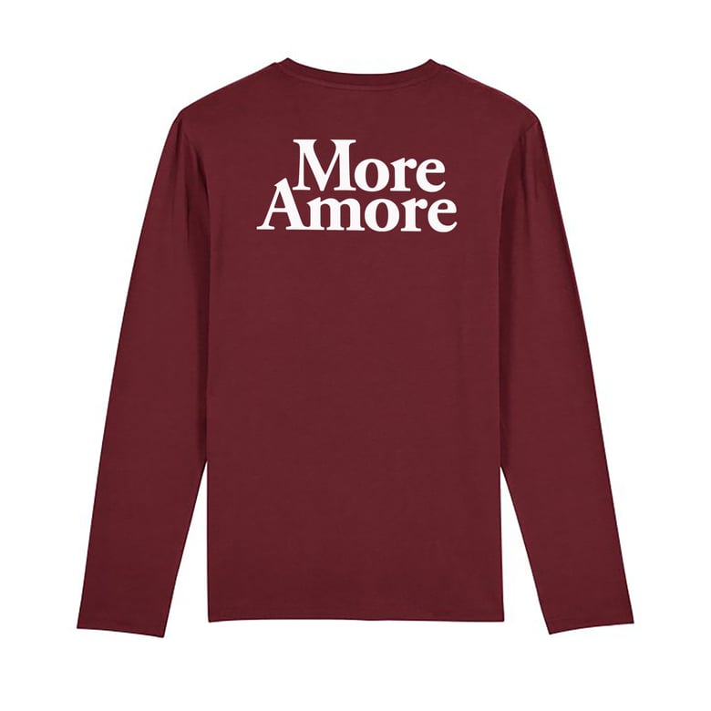 Image of L/S MORE AMORE-BURGUND-LIMITED TO 50 PIECES.