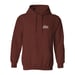 Image of MORE AMORE HOODIE-BURGUND-LIMITED TO 50 PIECES.
