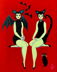 Catty & Batty - 8x10