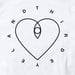 Image of S/S HEART-WHITE-LIMITED TO 50.