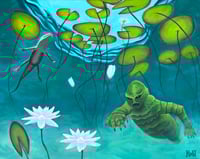 Image 1 of “Creature from the Florida Springs” Print