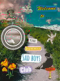 “Summer Sad Boys Club” 5x7 in. Art Print