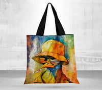 Chill Crow Large Canvas Tote