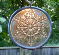 Image 2 of Small glass snowflake 