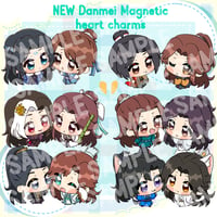 Image 1 of M.X.T.X Couple Heart Magnets (EXTRAS)