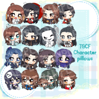 T.G.C.F Character Pillow Cases (EXTRAS)