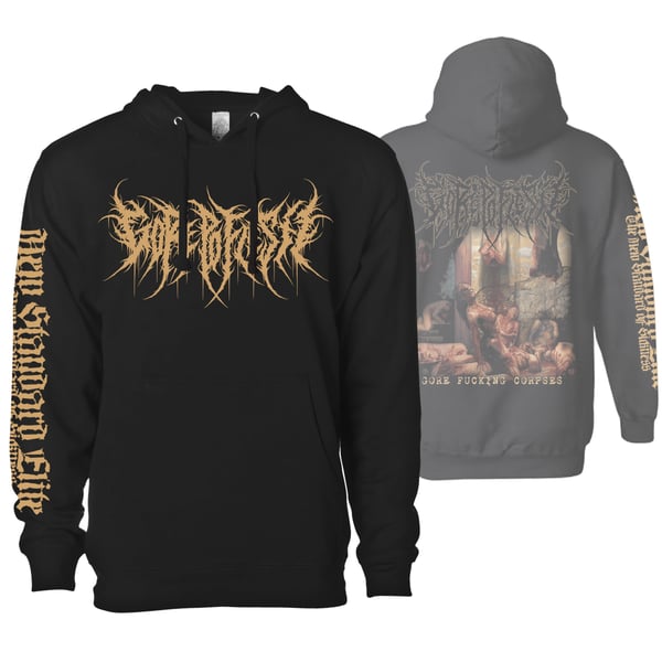 Image of GOREPOFLESH "GORE FUCKING CORPSES" HOODIE