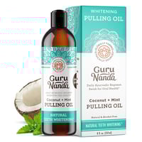  Coconut Mint Pulling Oil Mouthwash Alcohol-free Teeth Whitening Fresh Oral Breath Tongue Scraper 