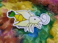 Image 1 of Banana Shrimp Sticker