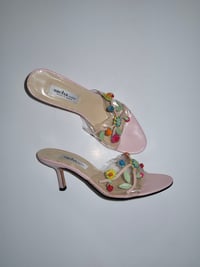 Image 3 of Sacha London Floral Mules - US 7.5