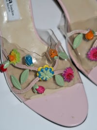 Image 2 of Sacha London Floral Mules - US 7.5