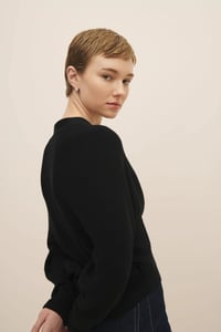 Image 2 of kowtow composure wrap black