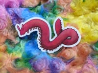 Image 1 of Velvet Worm Sticker