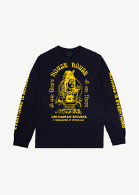 Image 1 of SHIVA YELLOW ON NAVY