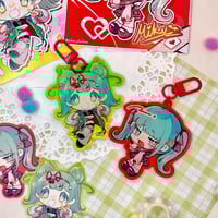 Image 1 of Vampire & HAO Miku Acrylic Charm and Stickers