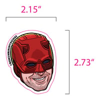 Image 3 of Daredevil Netflix Red Sticker