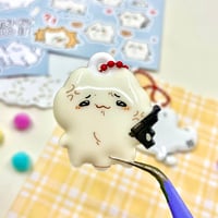 Image 2 of Buffcat & Mewmew Puffy Charm