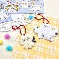 Image 1 of Buffcat & Mewmew Puffy Charm