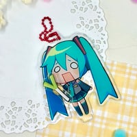 Image 1 of Miku Leek Spinner Standee & Charm