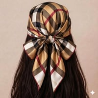 Image 1 of multicoloured silk scarf